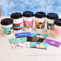 custom cup sleeve coffee milk tea heat insulation